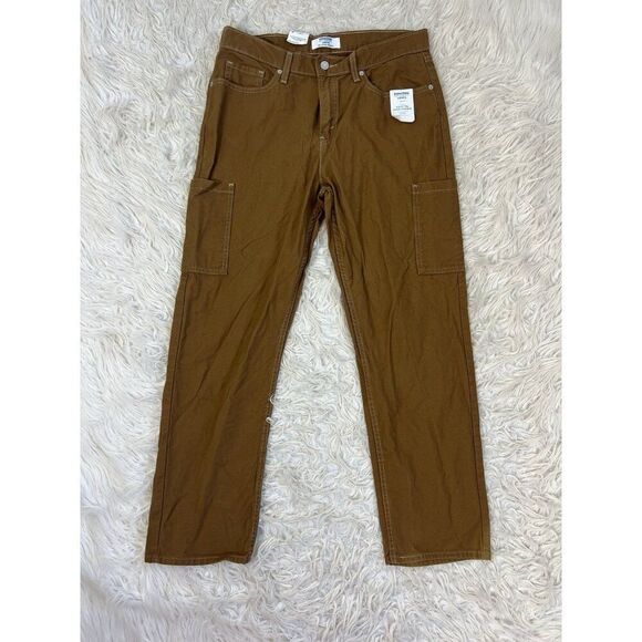 NWT Denizen Levi's Brown Vintage Utility 90's Loose Straight Jeans Women Size 8 - Picture 2 of 11